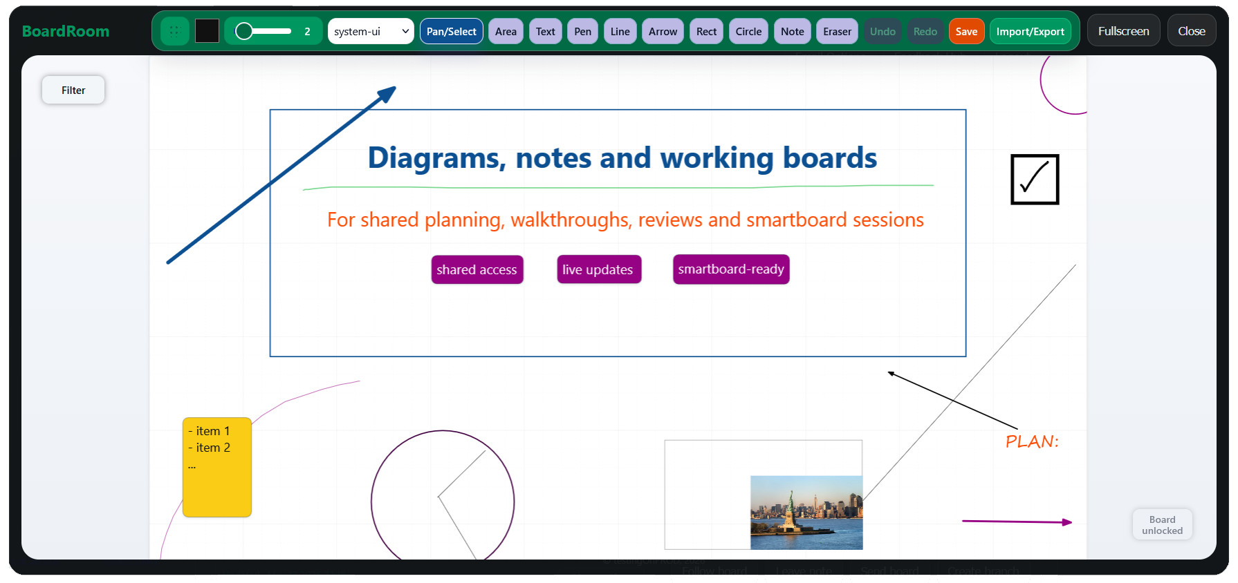 BoardRoom board preview